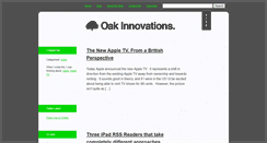 Desktop Screenshot of oakinnovations.co.uk